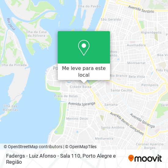 Fadergs - Luiz Afonso - Sala 110 mapa