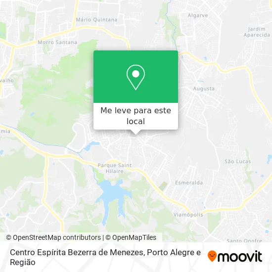 Centro Espírita Bezerra de Menezes mapa