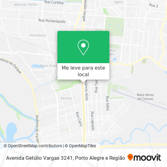 Avenida Getúlio Vargas 3241 mapa