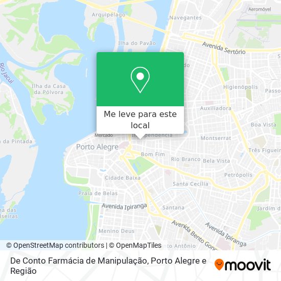 De Conto Farmácia de Manipulação mapa