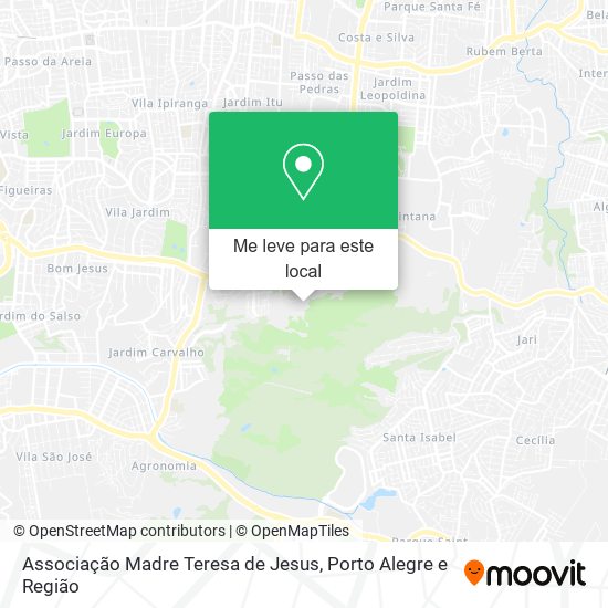 Associação Madre Teresa de Jesus mapa