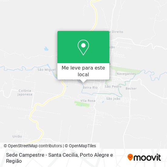 Sede Campestre - Santa Cecilia mapa