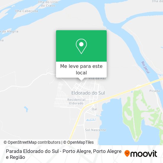 Parada Eldorado do Sul - Porto Alegre mapa