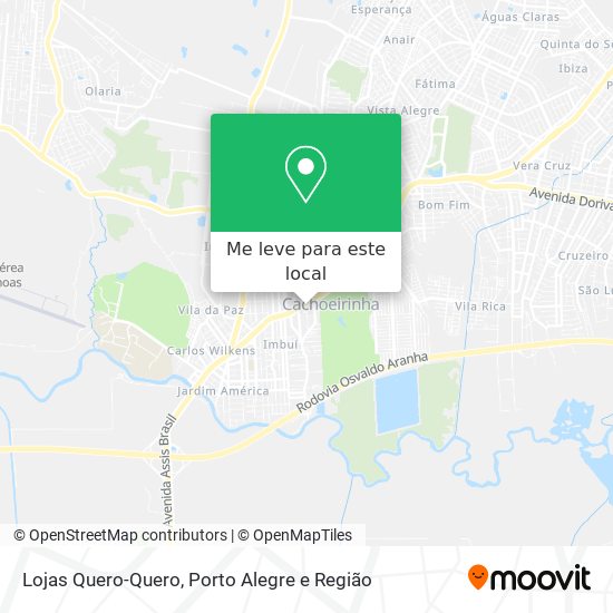 Lojas Quero-Quero mapa
