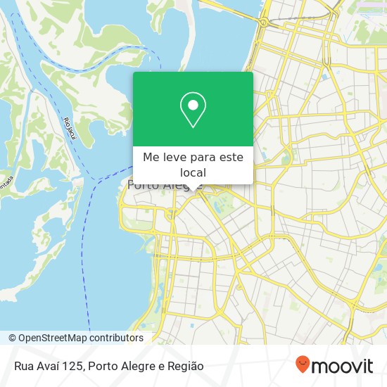 Rua Avaí 125 mapa
