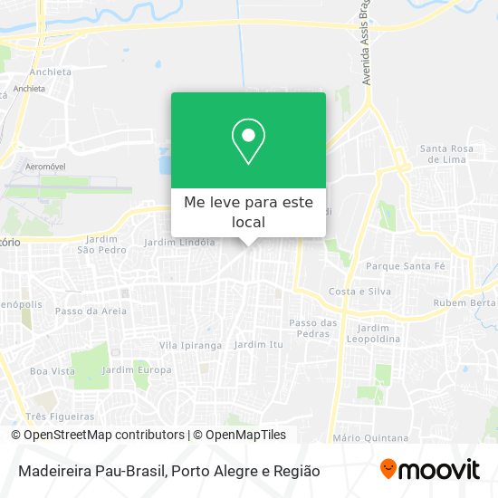 Madeireira Pau-Brasil mapa