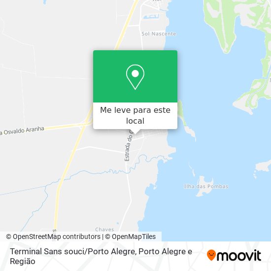 Terminal Sans souci / Porto Alegre mapa