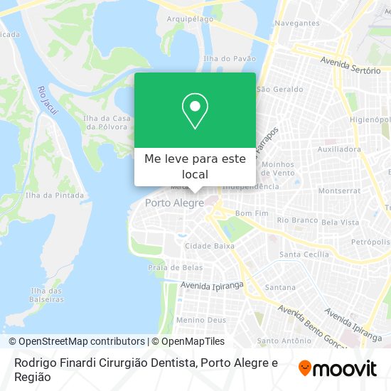 Rodrigo Finardi Cirurgião Dentista mapa