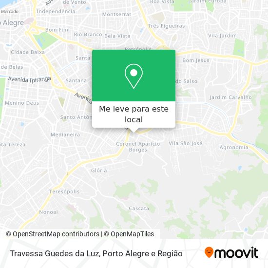 Travessa Guedes da Luz mapa