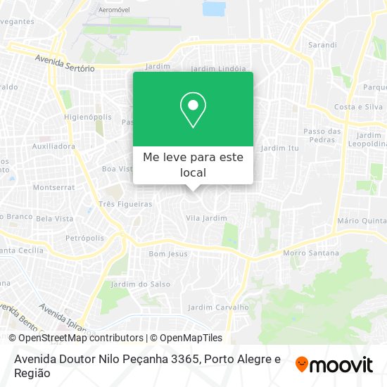 Avenida Doutor Nilo Peçanha 3365 mapa