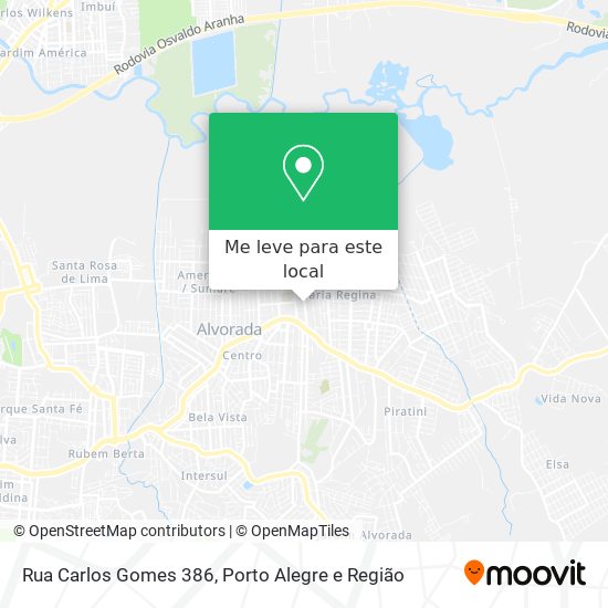 Rua Carlos Gomes 386 mapa