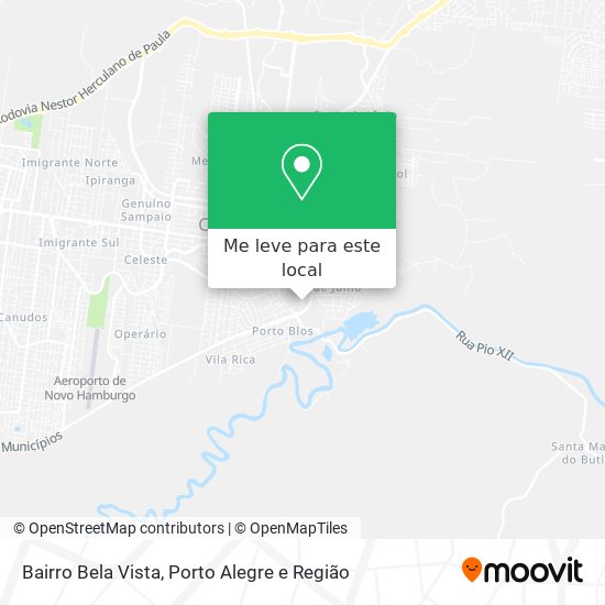 Bairro Bela Vista mapa