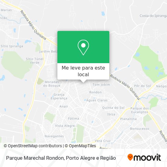 Parque Marechal Rondon mapa