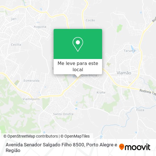 Avenida Senador Salgado Filho 8500 mapa