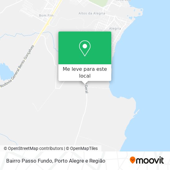 Bairro Passo Fundo mapa