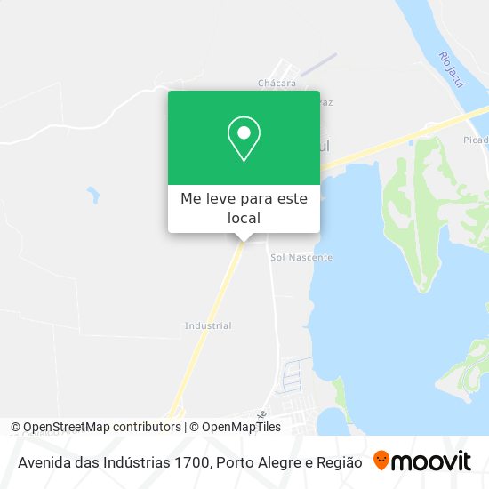 Avenida das Indústrias 1700 mapa