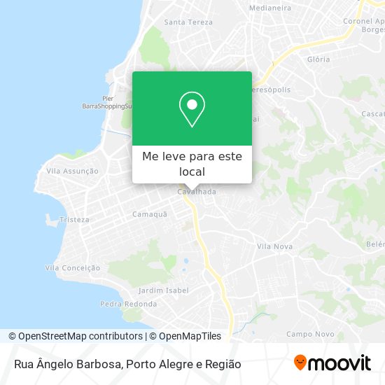 Rua Ângelo Barbosa mapa