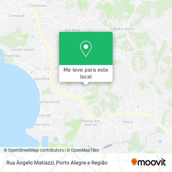 Rua Ângelo Matiazzi mapa