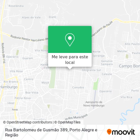 Rua Bartolomeu de Gusmão 389 mapa