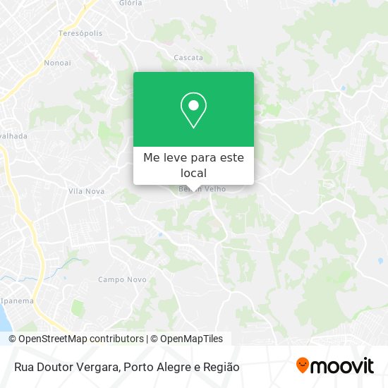 Rua Doutor Vergara mapa