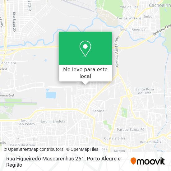Rua Figueiredo Mascarenhas 261 mapa
