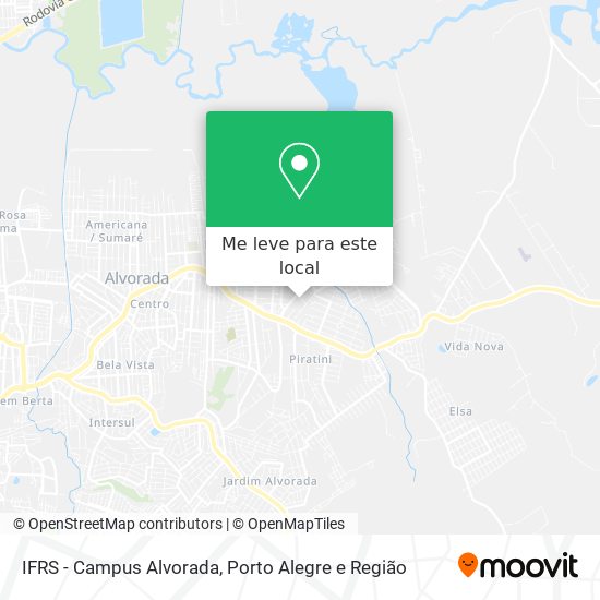 IFRS - Campus Alvorada mapa