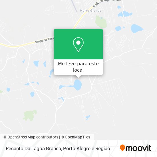 Recanto Da Lagoa Branca mapa