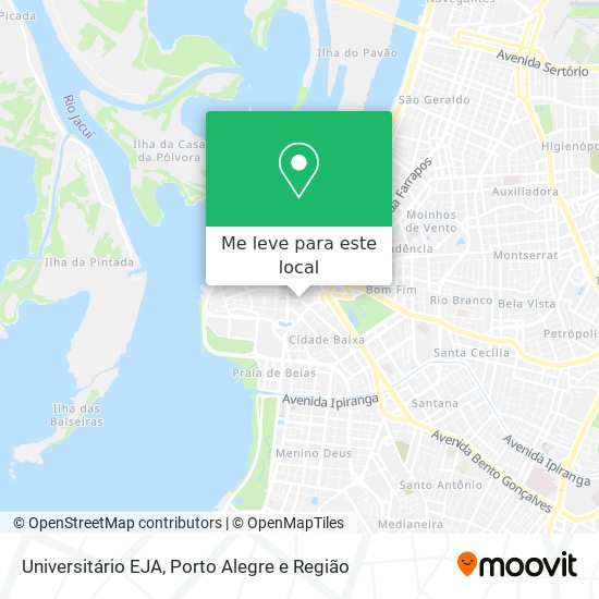 Universitário EJA mapa