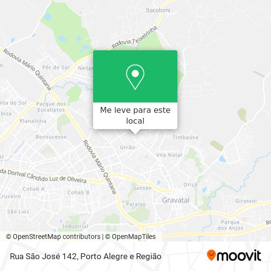 Rua São José 142 mapa