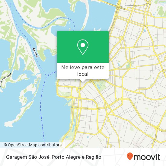 Garagem São José mapa