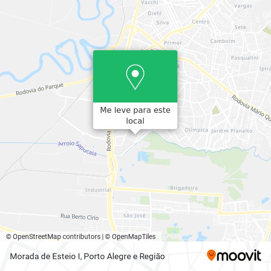 Morada de Esteio I mapa