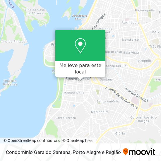 Condomínio Geraldo Santana mapa