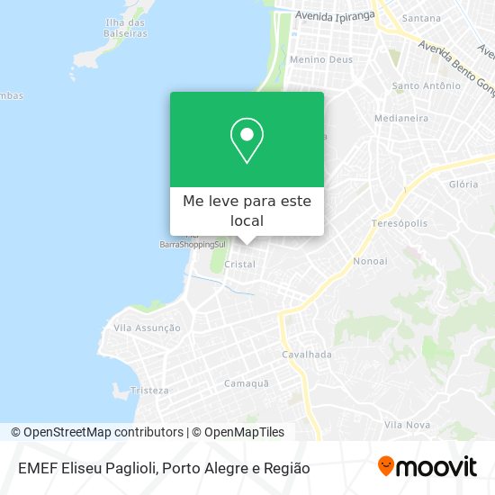EMEF Eliseu Paglioli mapa
