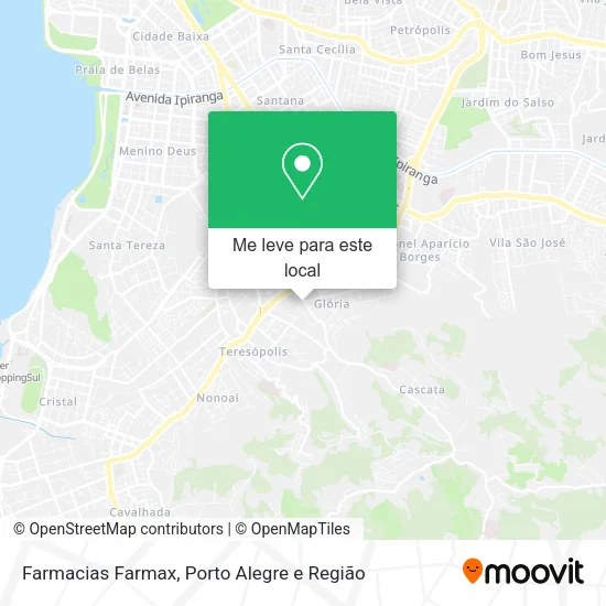 Farmacias Farmax mapa