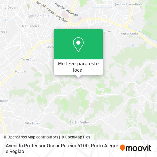 Avenida Professor Oscar Pereira 6100 mapa