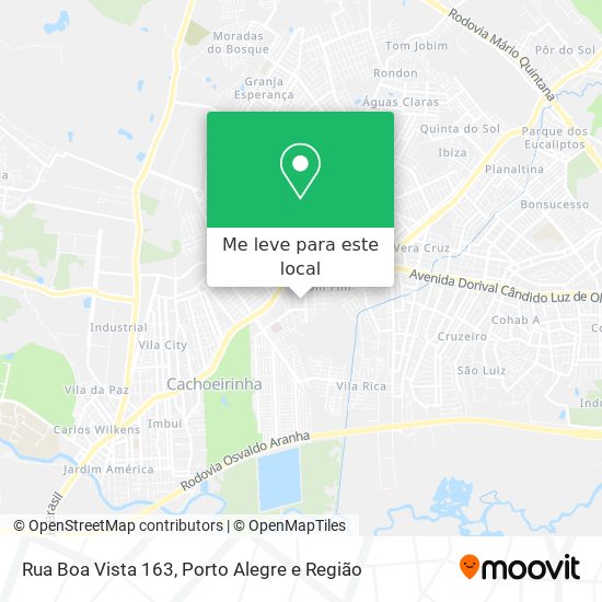 Rua Boa Vista 163 mapa