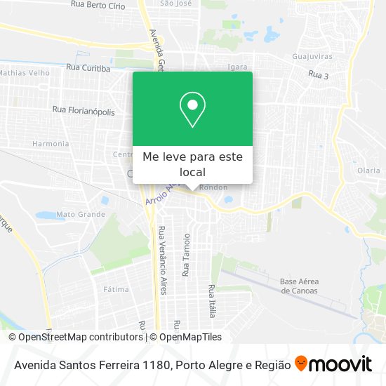 Avenida Santos Ferreira 1180 mapa