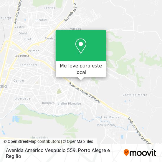 Avenida Américo Vespúcio 559 mapa