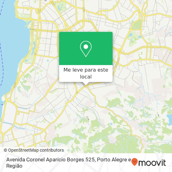 Avenida Coronel Aparício Borges 525 mapa