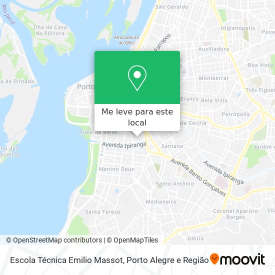 Escola Técnica Emilio Massot mapa