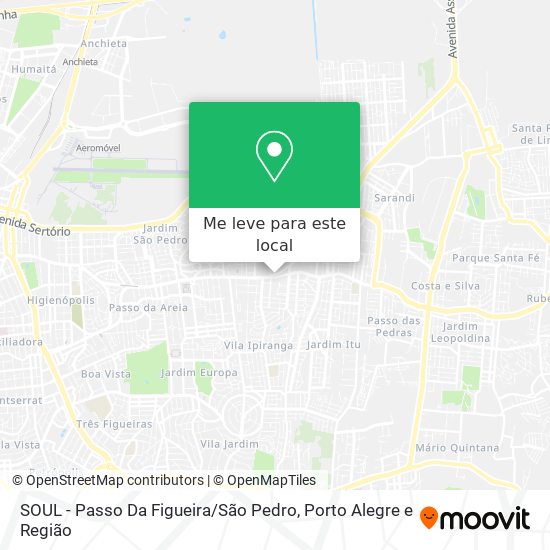 SOUL - Passo Da Figueira / São Pedro mapa