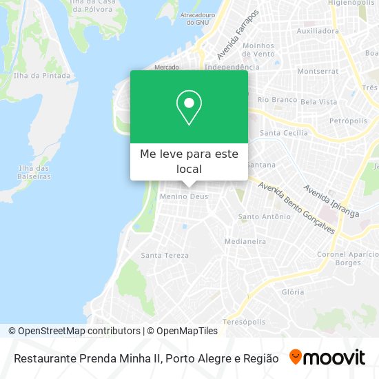 Restaurante Prenda Minha II mapa