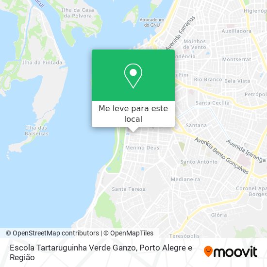 Escola Tartaruguinha Verde Ganzo mapa