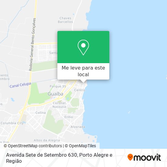 Avenida Sete de Setembro 630 mapa