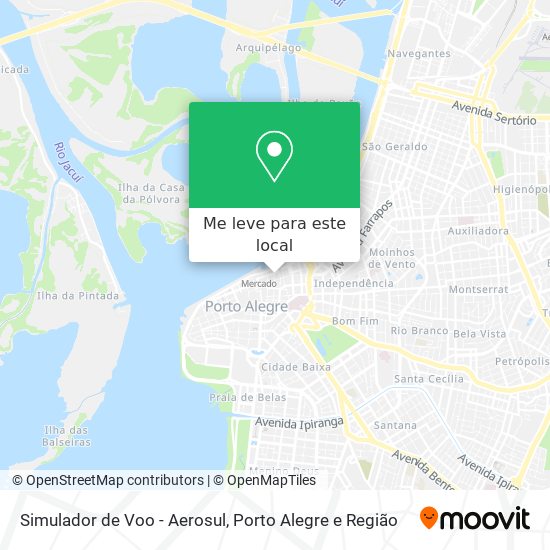 Simulador de Voo - Aerosul mapa