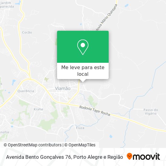 Avenida Bento Gonçalves 76 mapa