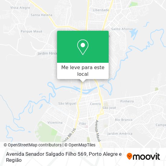 Avenida Senador Salgado Filho 569 mapa