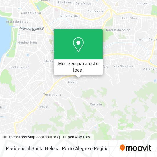 Residencial Santa Helena mapa