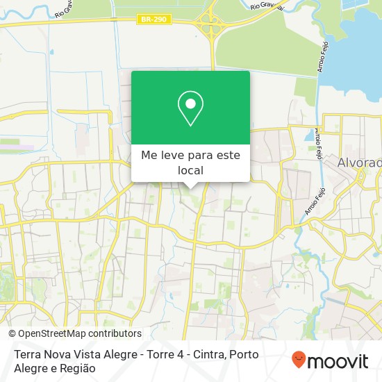 Terra Nova Vista Alegre - Torre 4 - Cintra mapa