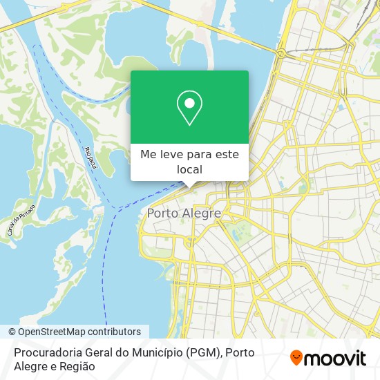 Procuradoria Geral do Município (PGM) mapa